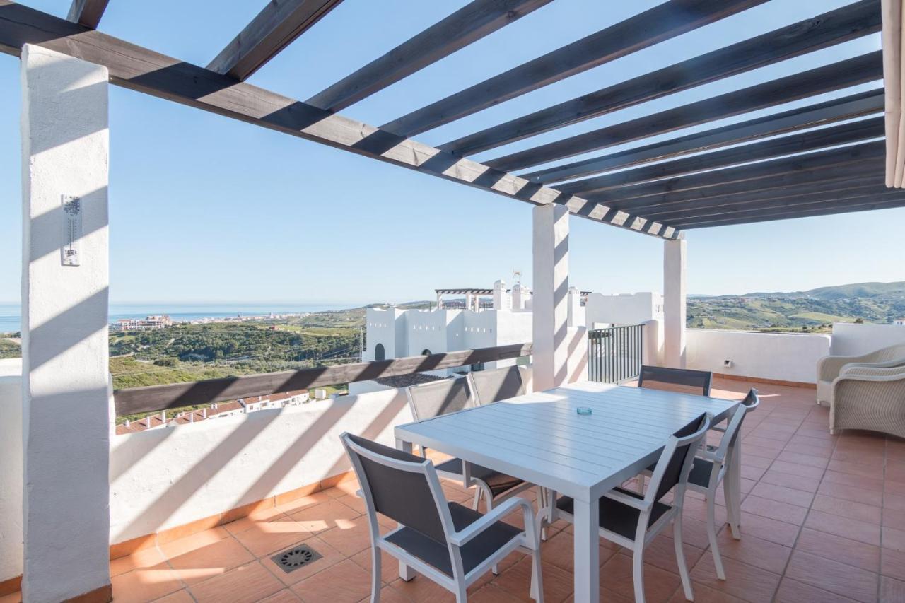 2186-Luxury Sea View Penthouse In Casares Costa Exterior foto