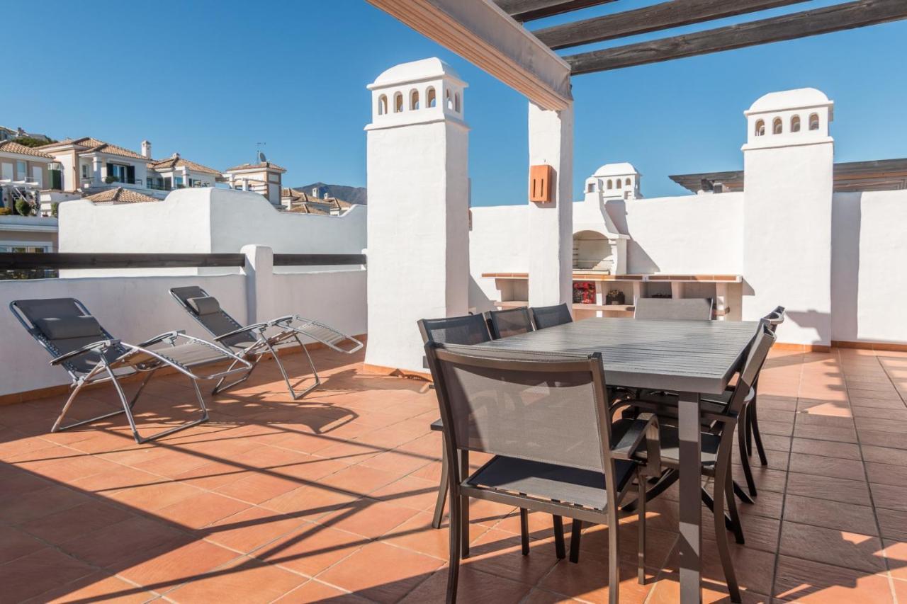 2186-Luxury Sea View Penthouse In Casares Costa Exterior foto