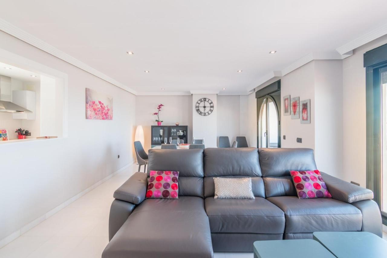 2186-Luxury Sea View Penthouse In Casares Costa Exterior foto